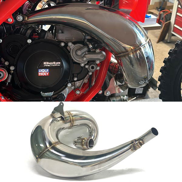 2020-2024 Beta 250RR 300RR 300RX Offroad Bike Exhaust Header Steel Motorcycle Exhaust Pipe